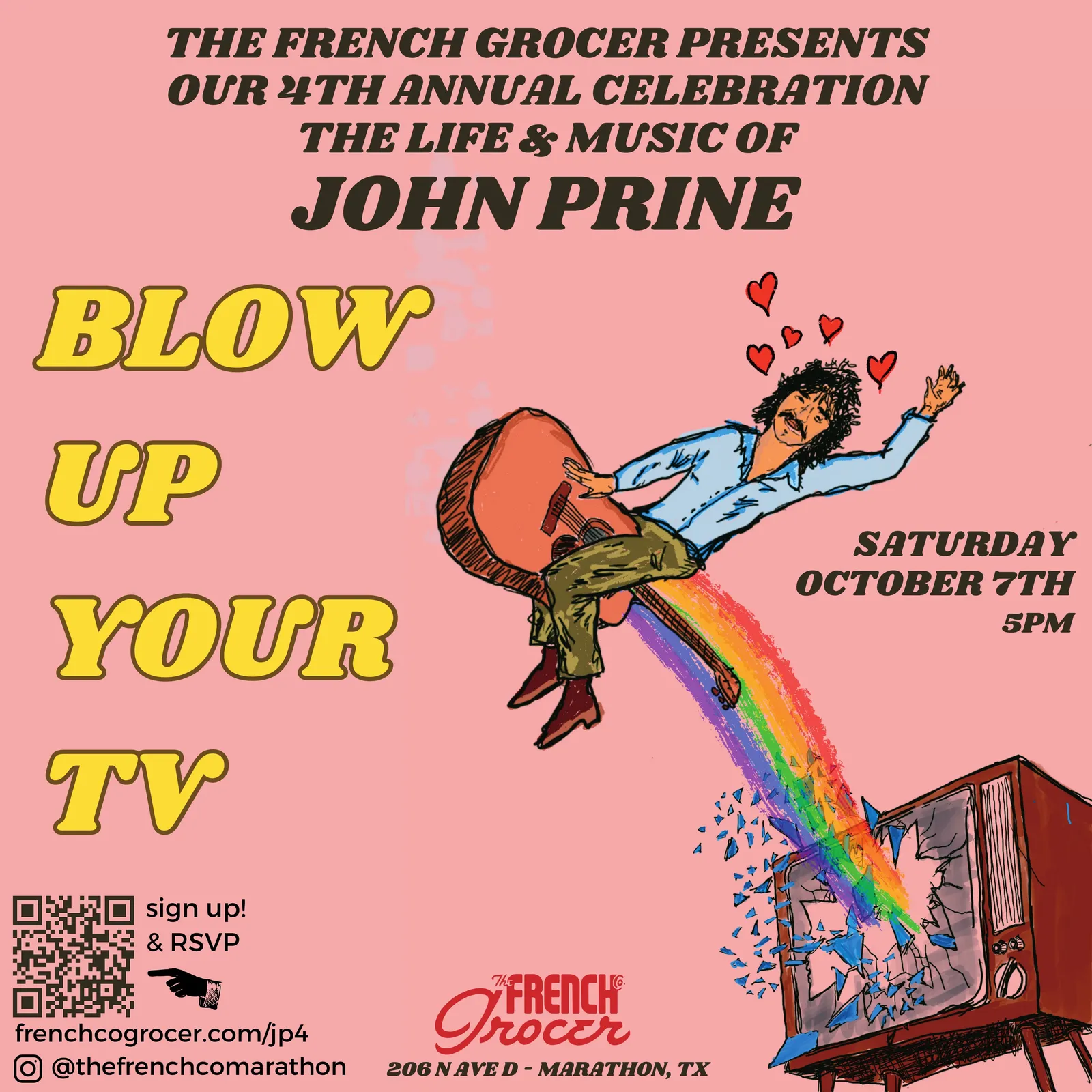 JP4 Poster · Blow Up Your TV