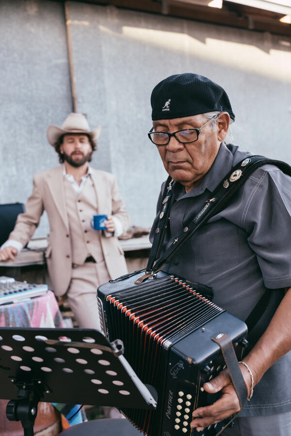 M. Walker at John Prine night Marathon, TX
