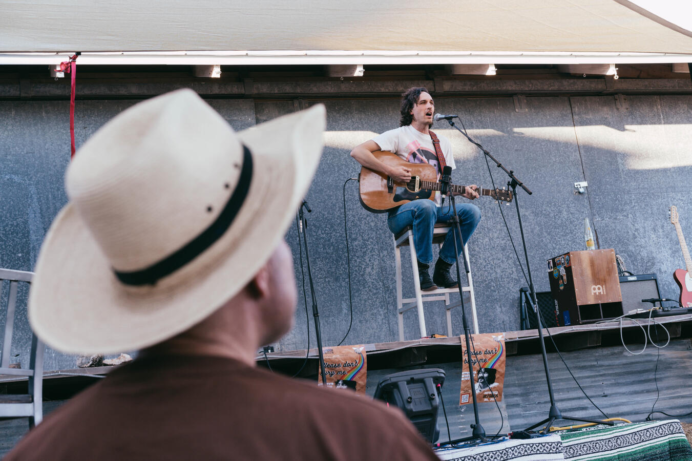 Alex Dupree at John Prine night Marathon, TX