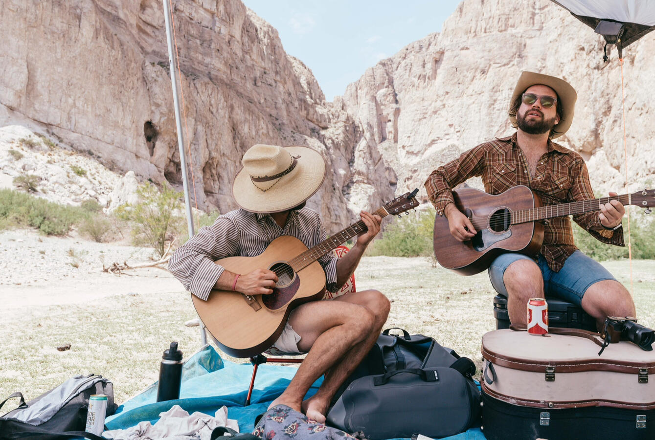 Artist M. Walker and French Co. Grocer owner Sam Stavinoha