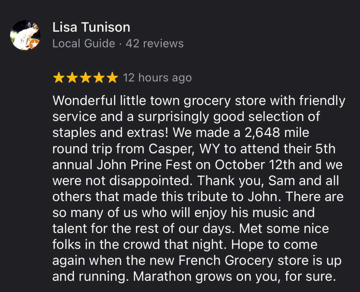 Sweet Revenge 5th Annual John Prine Night in Marathon, TX Poster, illustrated by Taylor Rushing